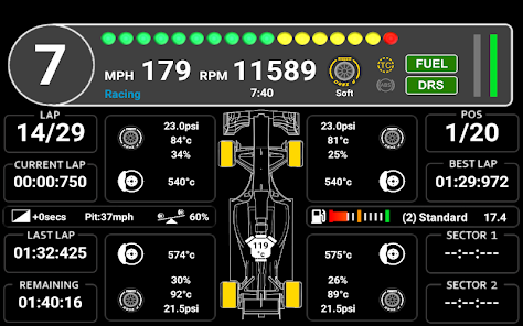Captura de Pantalla 17 RIGDash - Tablero de SIM Racin android