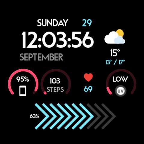 Nighty Digital 40 - watch face screenshot 22