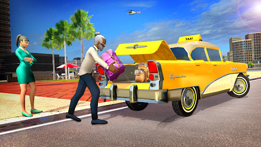 Android application Real Taxi Driving : Grand City screenshort