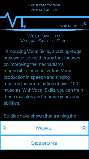 Android application Vocal Skills Pro screenshort