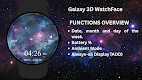 screenshot of Galaxy 3D Watch Face