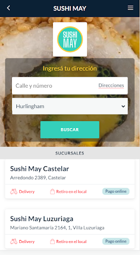 Android application Sushi May screenshort