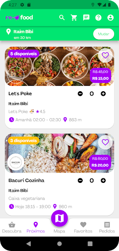 Refood - Salve refeições Screen 2