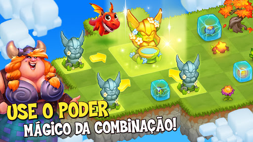 Merge World Above: Dragon Game Captura de Tela do Aplicativo Android 1