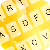 Yellow Neon Keyboard Theme icon