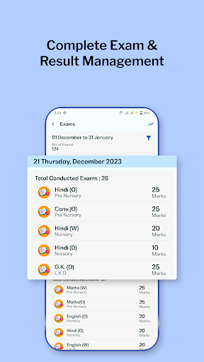 School Institute Manager App Screen 3