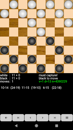 Checkers for Android 3.1 screenshots 2