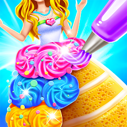 「Rainbow Princess Cake Maker」のアイコン画像