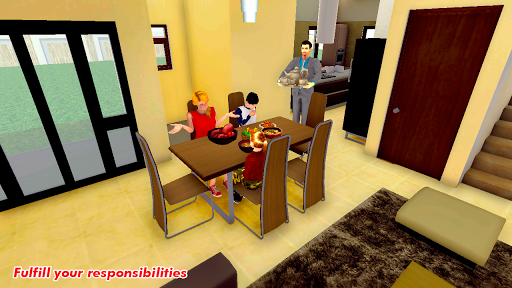 Android application Family Dad Life:Virtual Mom 3D screenshort