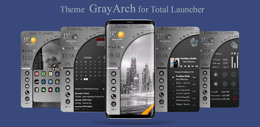 Grayarch Theme For Total Launcher Apps On Google Play