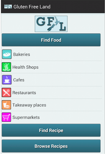 Android application Gluten Free Land screenshort
