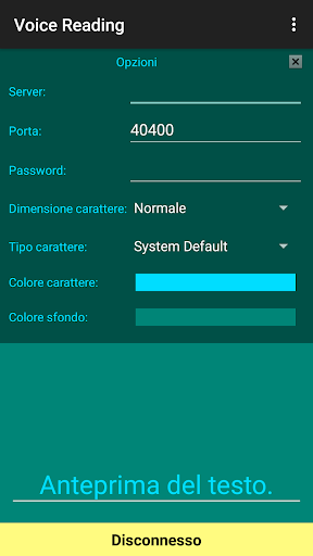 Android application Voice Reading screenshort