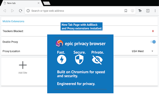 Epic Privacy Browser - AdBlocker, Vault, VPN  Screenshots 10