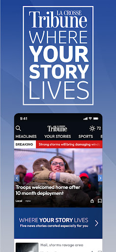 Android application Lacrosse Tribune screenshort