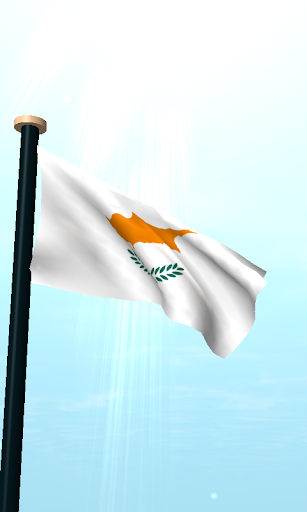Cyprus Flag 3D Live Wallpaper Screen 2