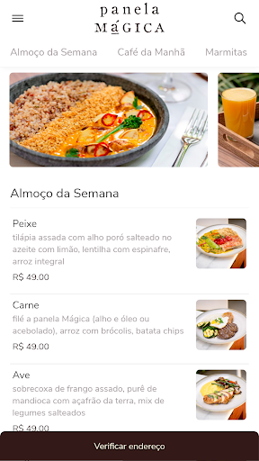 Android application Panela Mágica screenshort