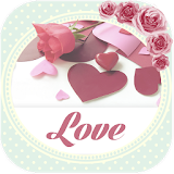Beautiful love quotes icon