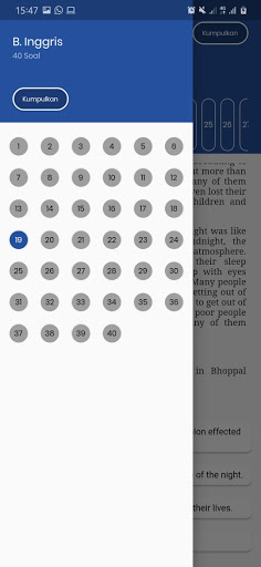Android application Tes Ujian screenshort