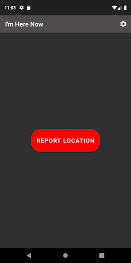 Android application I'm Here Now! screenshort