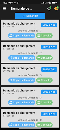 AlphaDIS Livraison Screen 3