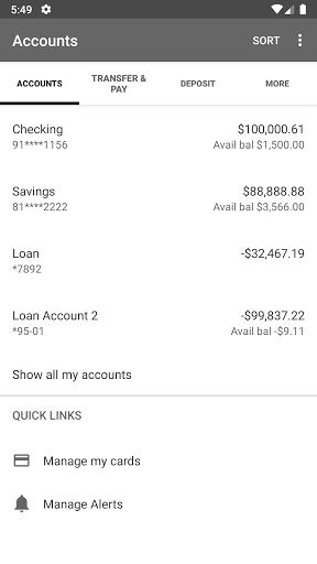 Mi BANK Personal Screen 3