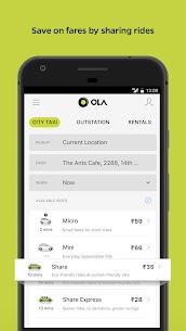 Ola Lite: Lighter Faster Ola App. Book Taxi & Cabs 2