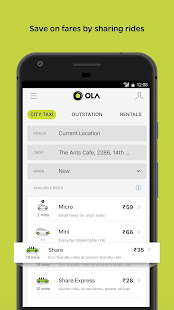 Ola Lite: Lighter Faster Ola App. Book Taxi & Cabs 3.1 APK screenshots 2