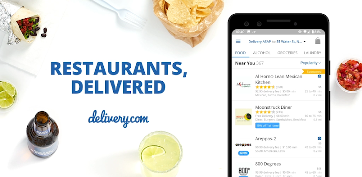 delivery.com:Food Booze & More