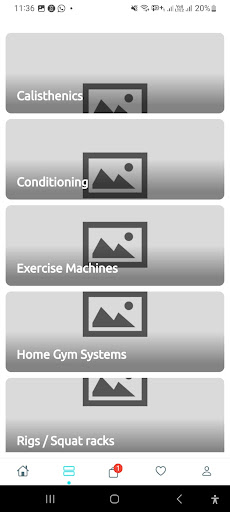 Android application miles store screenshort