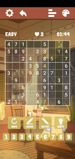 Android application Sudoku -Relaxing Sudoku Puzzle screenshort
