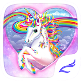 Unicorn Rainbow Pink Theme icon
