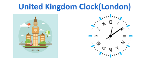 Android application United Kingdom Clock(London) screenshort