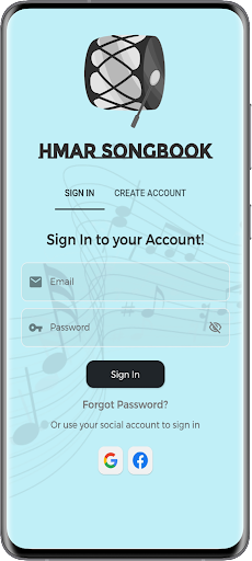 Android application Hmar Songbook screenshort