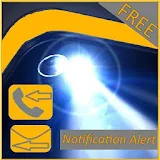 Notification Flashlight Alert icon
