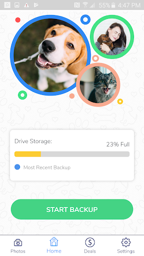 Android application Pet Photo Saver screenshort