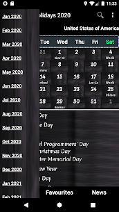 US Holiday Calendar 2021 3