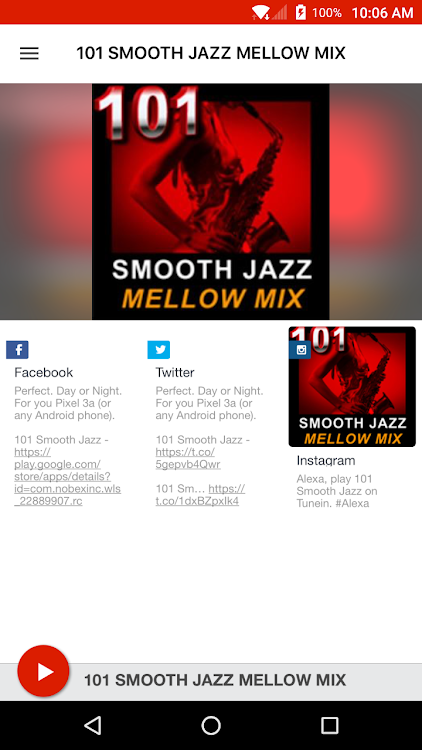 101 SMOOTH JAZZ MELLOW MIX - 5.7.6 - (Android)