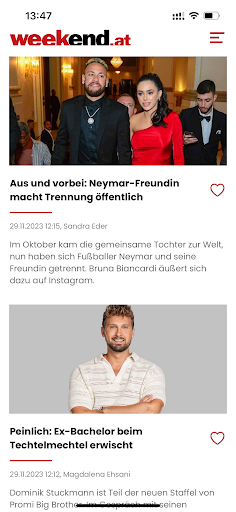 Android application Weekend Magazin News App screenshort