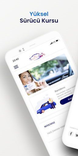 Android application Yüksel Sürücü Kursu screenshort