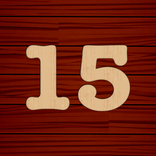 Wooden 15 Puzzle ! Number Slid  Icon