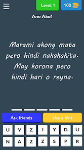 Screenshot 1 💡 Ano Ako? - Tagalog Riddles  android