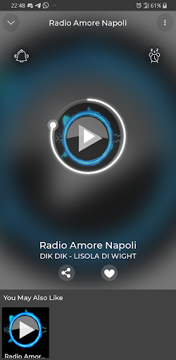 Android application US Radio Amore Napoli App Onli screenshort