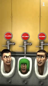 Flush Skibidi: Toilet Button