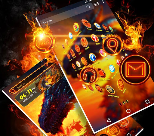 Dragon Launcher Theme Screen 2