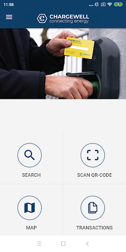 Android application Chargewell screenshort