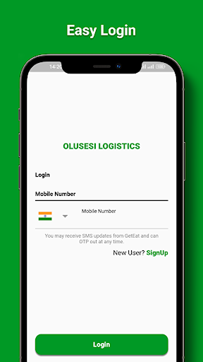 Olusesi Logistics Screen 2