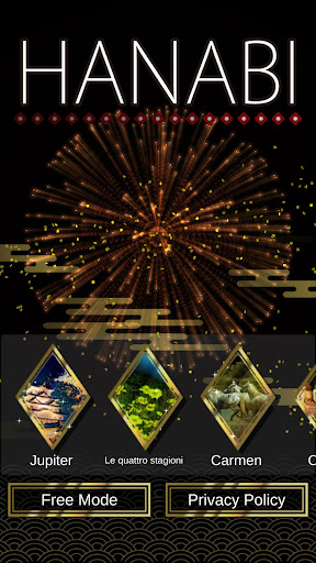 Android application Music Fireworks -HANABI- screenshort