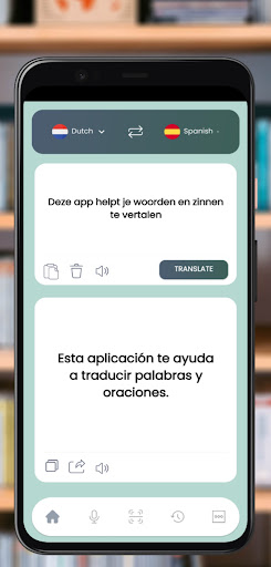 Dutch Spanish translator Screen 3