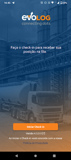 Android application Evolog FLG screenshort