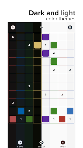Nurikabe Puzzle - Randomized Screen 3